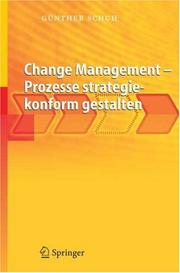 Cover of: Change Management - Prozesse strategiekonform gestalten
