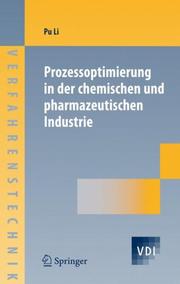 Cover of: Prozessoptimierung in der chemischen und pharmazeutischen Industrie