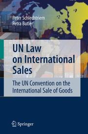 Cover of: UN Law on International Sales: The UN Convention on the International Sale of Goods (Springer-Lehrbuch)