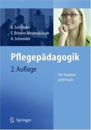 Cover of: Pflegepädagogik: Für Studium und Praxis