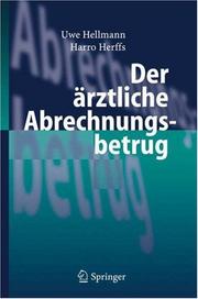 Cover of: Der ärztliche Abrechnungsbetrug