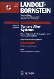 Cover of: Selected Semiconductor Systems (Numerical Data)