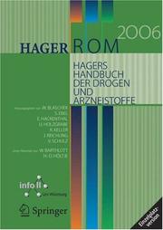 Cover of: HagerROM 2006. Hagers Handbuch der Drogen und Arzneistoffe: Einzelplatzversion/Windows