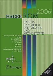 Cover of: HagerROM 2006. Hagers Handbuch der Drogen und Arzneistoffe: Mehrplatzversion/Windows