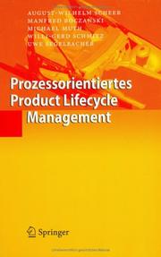 Cover of: Prozessorientiertes Product Lifecycle Management