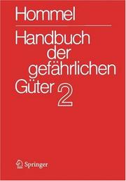 Cover of: Handbuch der gefährlichen Güter. Band 2: Merkblätter 415-802