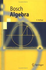 Cover of: Algebra (Springer-Lehrbuch) by Siegfried Bosch