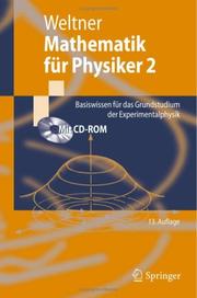 Cover of: Mathematik für Physiker 2: Basiswissen für das Grundstudium der Experimentalphysik (Springer-Lehrbuch)