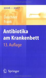 Antibiotika am Krankenbett by Franz Daschner, U. Frank