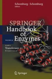 Cover of: Class 2  Transferases VI (Springer Handbook of Enzymes)