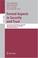 Cover of: Formal Aspects in Security and Trust