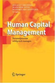 Cover of: Human Capital Management: Personalprozesse erfolgreich managen