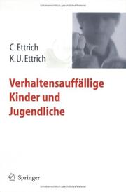 Cover of: Verhaltensauffällige Kinder und Jugendliche