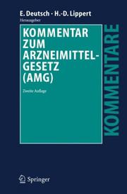 Cover of: Kommentar zum Arzneimittelgesetz (AMG)