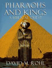 Cover of: Pharoahs [sic] and kings | David M. Rohl