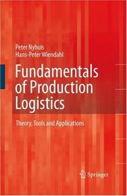 Fundamentals of Production Logistics by Peter Nyhuis