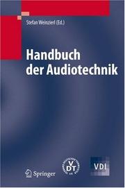 Cover of: Handbuch der Audiotechnik