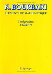 Cover of: Eléments de Mathématique. Intégration by Nicolas Bourbaki