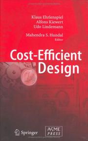 Cover of: Cost-Efficient Design