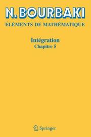 Cover of: Intégration by Nicolas Bourbaki