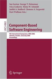 Cover of: Component-Based Software Engineering | 