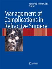Cover of: Management of Complications in Refractive Surgery by 