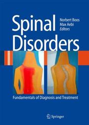 Cover of: Spinal Disorders by Norbert Boos, Max Aebi