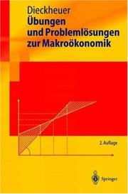 Cover of: Übungen und Problemlösungen zur Makroökonomik (Springer-Lehrbuch)