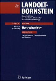 Cover of: Electrochemical Thermodynamics and Kinetics