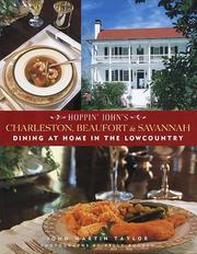 Cover of: Hoppin' John's Charleston, Beaufort & Savannah: dining at home in the lowcountry