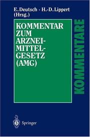 Cover of: Kommentar zum Arzneimittelgesetz (AMG)