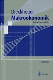 Cover of: Makroökonomik. Theorie und Politik