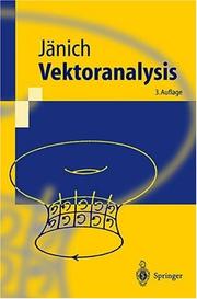 Cover of: Vektoranalysis (Springer-Lehrbuch) by Klaus Jänich