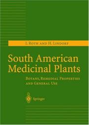 Cover of: South American Medicinal Plants | I. Roth