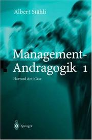 Cover of: Management-Andragogik 1: Harvard Anti Case