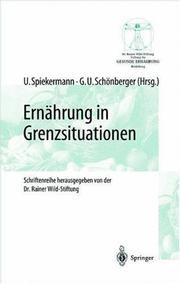 Cover of: Ernährung in Grenzsituationen (Gesunde Ernährung / Healthy Nutrition)