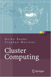 Cluster Computing by Heiko Bauke, Stephan Mertens