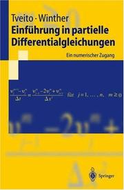 Cover of: Einführung in partielle Differentialgleichungen: Ein numerischer Zugang (Springer-Lehrbuch)