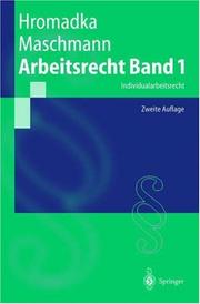 Cover of: Arbeitsrecht Band 1: Individualarbeitsrecht (Springer-Lehrbuch)