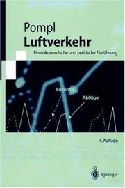 Cover of: Luftverkehr: Eine ökonomische und politische Einführung (Springer-Lehrbuch)