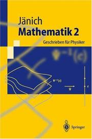 Cover of: Mathematik 2: Geschrieben für Physiker (Springer-Lehrbuch)