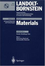 Cover of: Powder Metallurgy Data