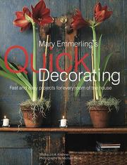 Cover of: Mary Emmerling's quick decorating by Mary Ellisor Emmerling