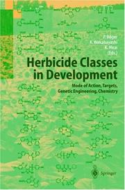 Herbicide classes in development by Peter Böger