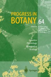 Cover of: Progress in Botany