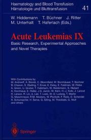 Cover of: Acute Leukemias IX