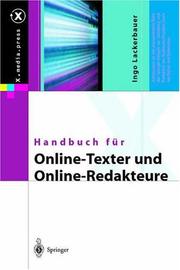 Cover of: Handbuch für Online-Texter und Online-Redakteure (X.media.press)