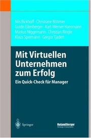 Cover of: Mit Virtuellen Unternehmen zum Erfolg: Ein Quick-Check für Manager