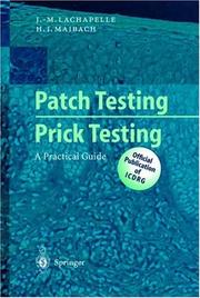 Cover of: Patch Testing and Prick Testing: A Practical Guide