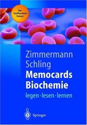 Cover of: Memocards Biochemie by Ricarda Zimmermann, Petra Schling